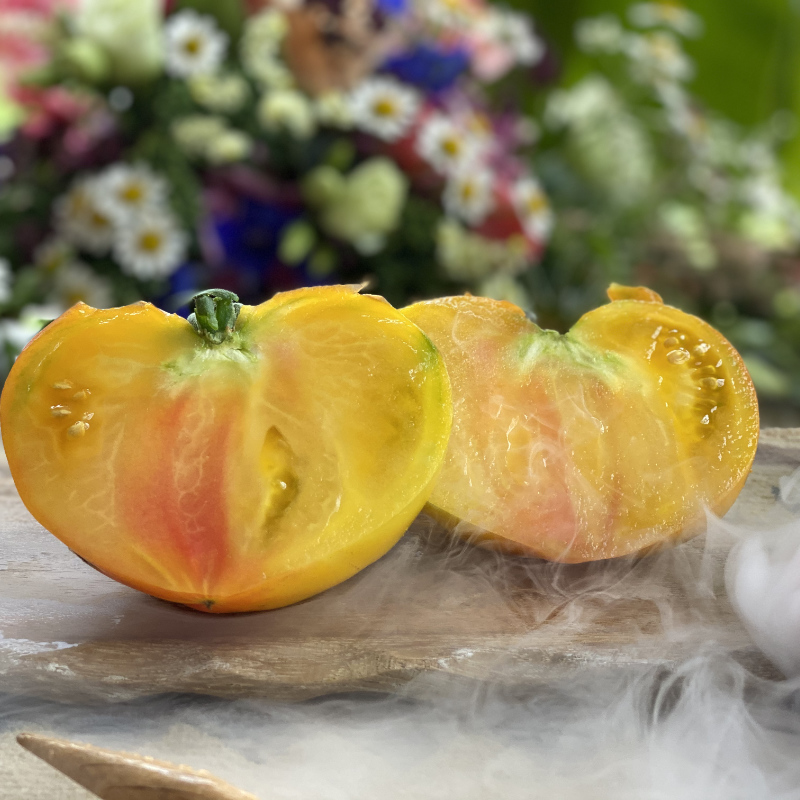 Gelbe und Orange Tomatenrarität