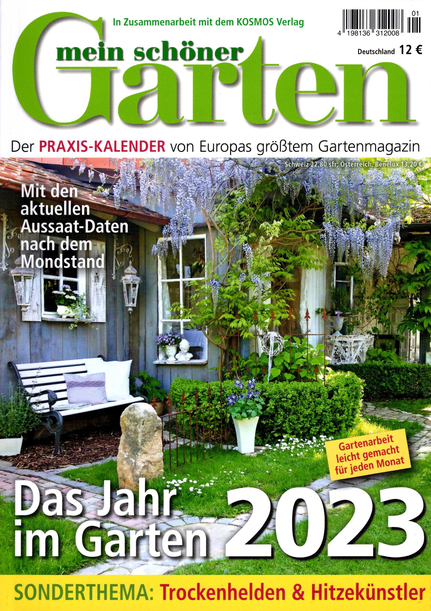 Zeitschrift Praxis Kalender Mein schöner Garten 2023