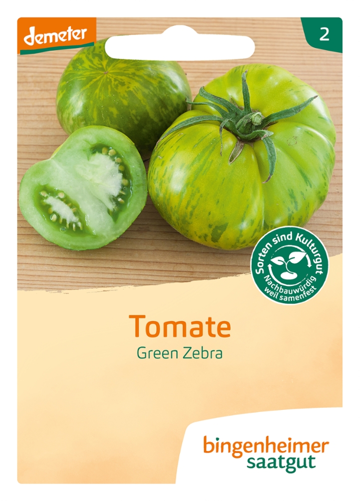Tomatensaatgut Green Zebra -B-