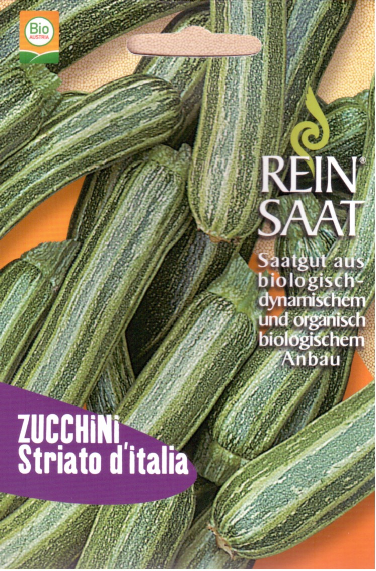 Saatgut Zucchini gestreift Striato d'Italia -R-