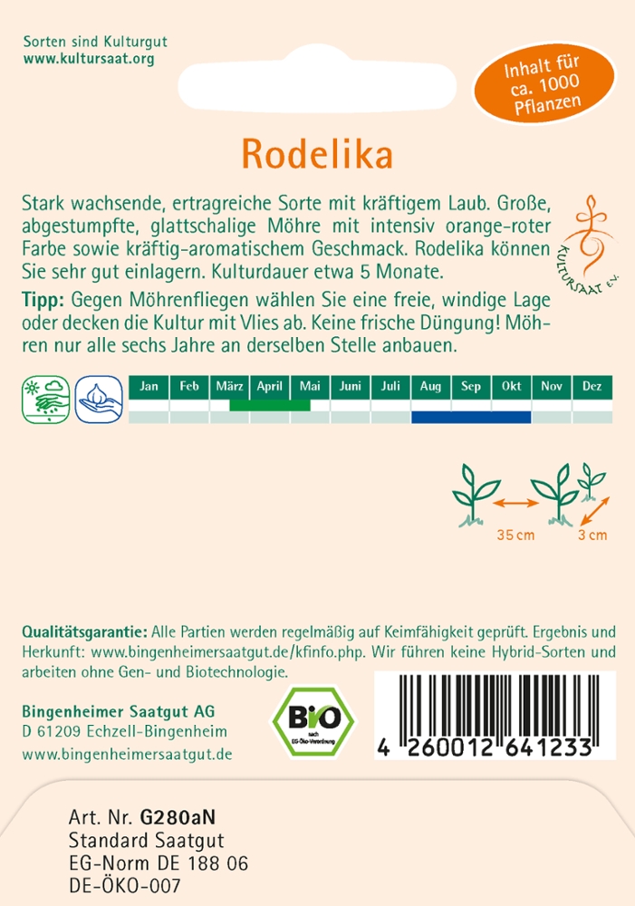 Möhre Rodelika -B-