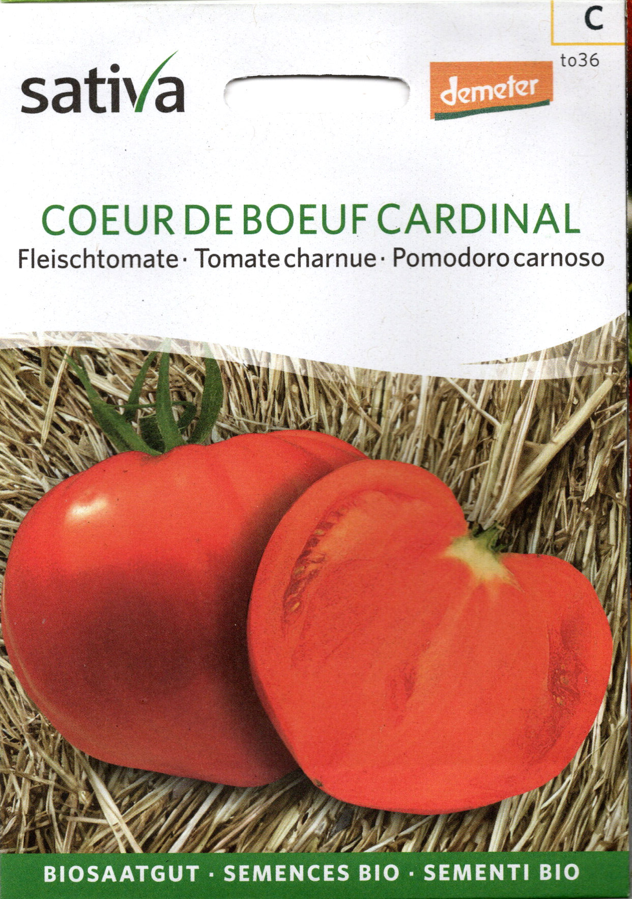 Tomatensaatgut Coeur de Boeuf Cardinal -R-