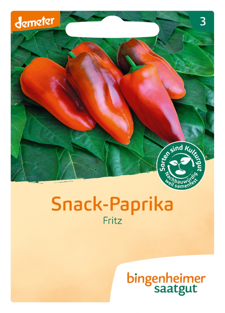 Saatgut Snack Paprika Fritz -B- 