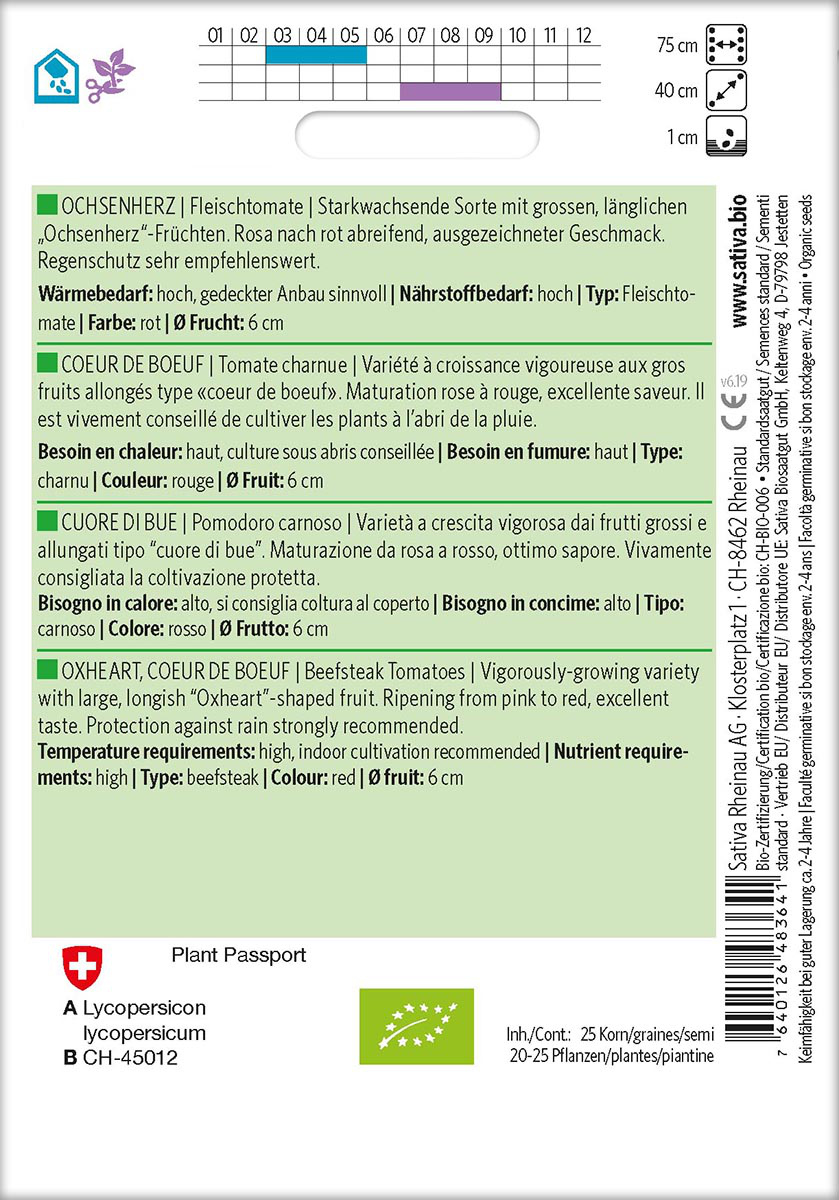 Tomatensaatgut Ochsenherz -S-