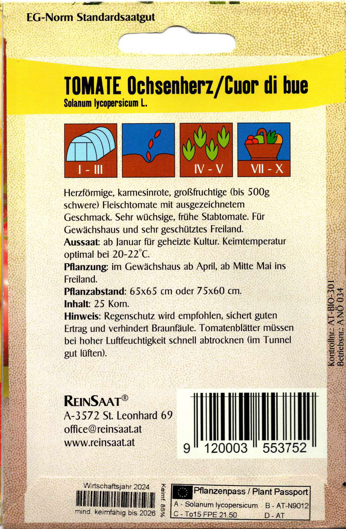 Tomatensaatgut Ochsenherz/Coeur di bue -R-